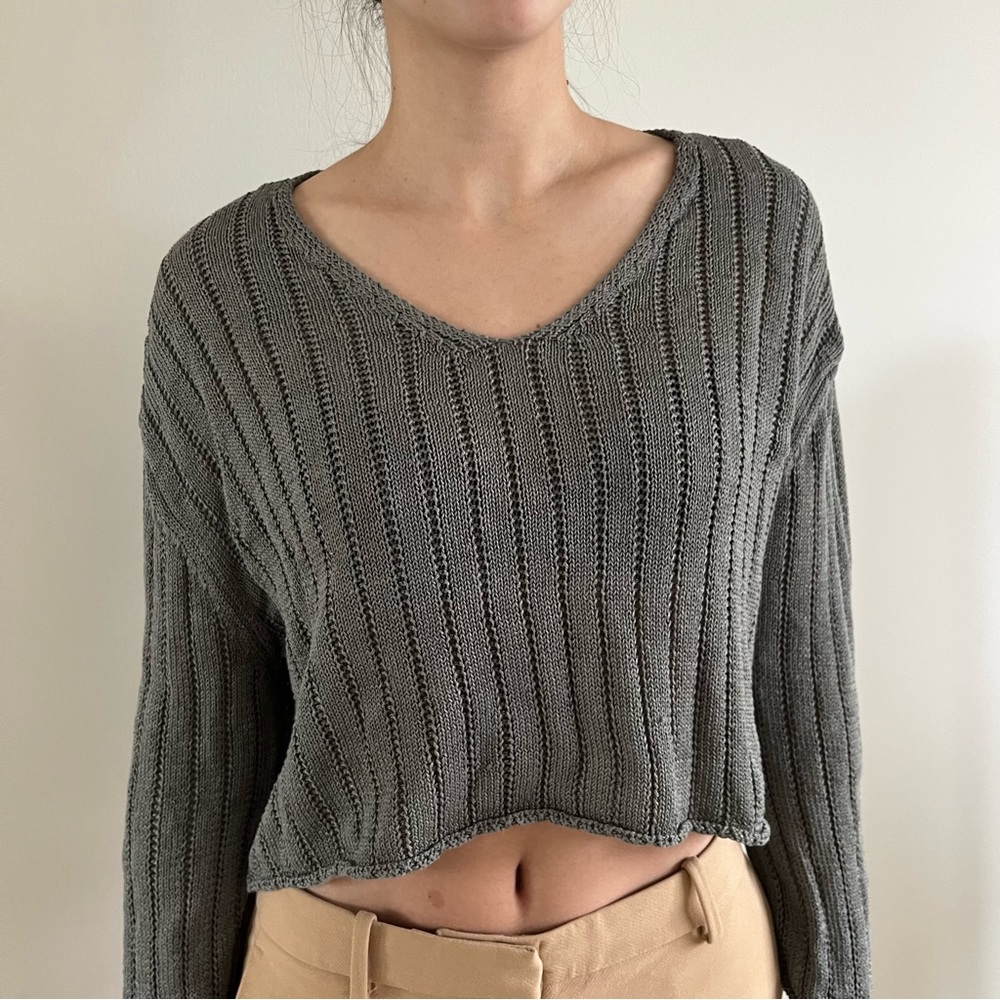 ZARA Green Sweater